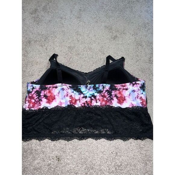 Torrid Tie Dye Lace Bra Top sz 4 (26) - Picture 5 of 7